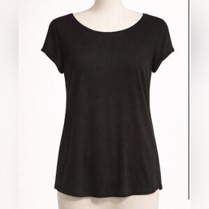 Wilfred Black Cap Sleeve Top